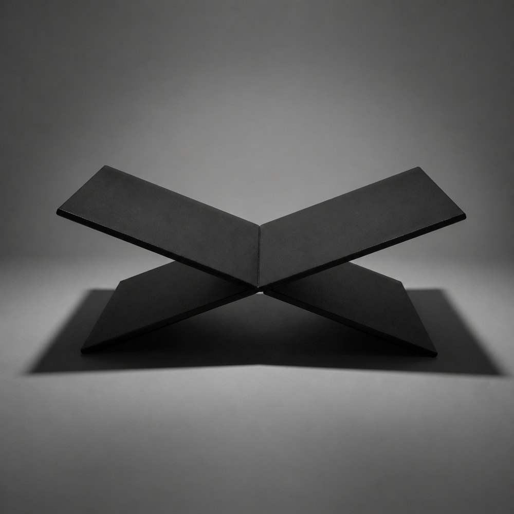 Black display stand