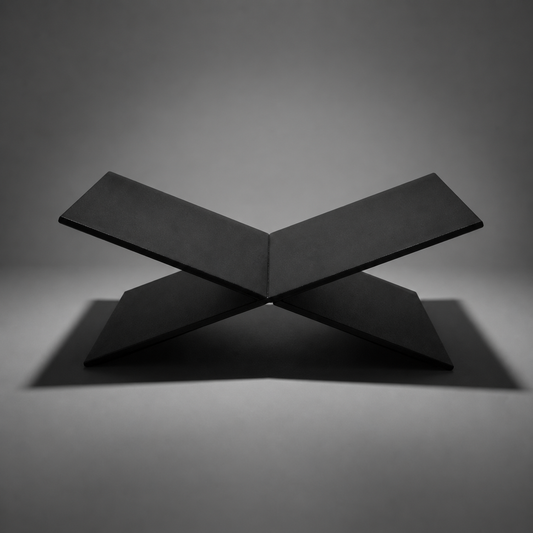 Black display stand